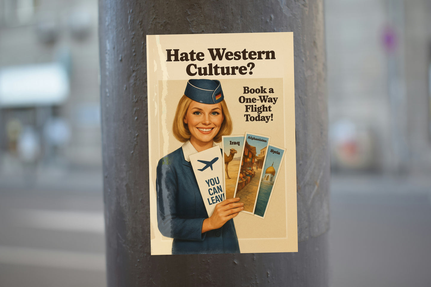 Hate Western Culture? Sticker/Aufkleber