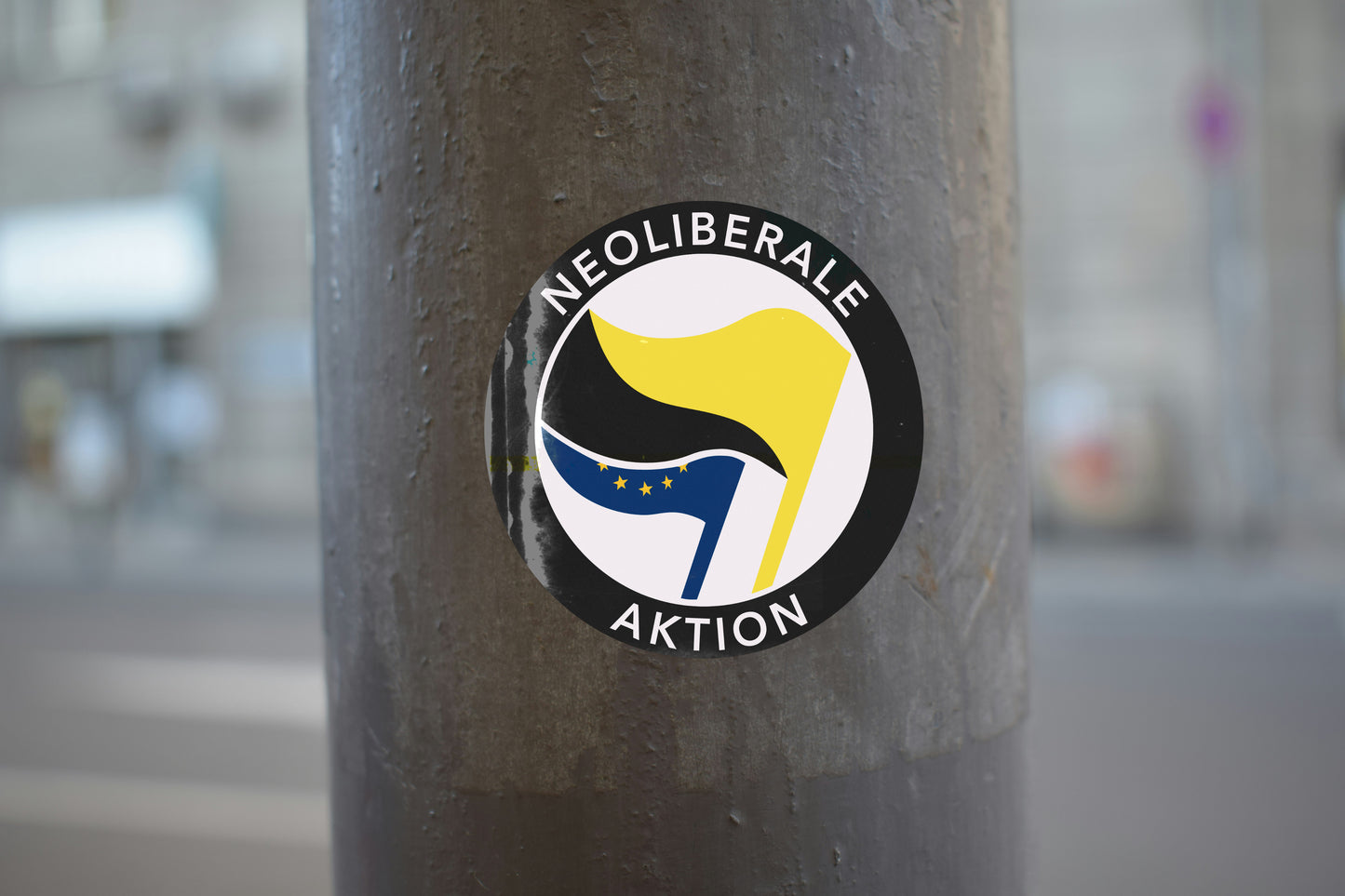 Neoliberale Aktion Sticker/Aufkleber