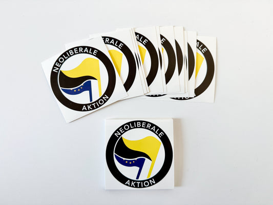 Neoliberale Aktion Sticker/Aufkleber